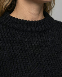 Seren Sweater with Oversized in Black