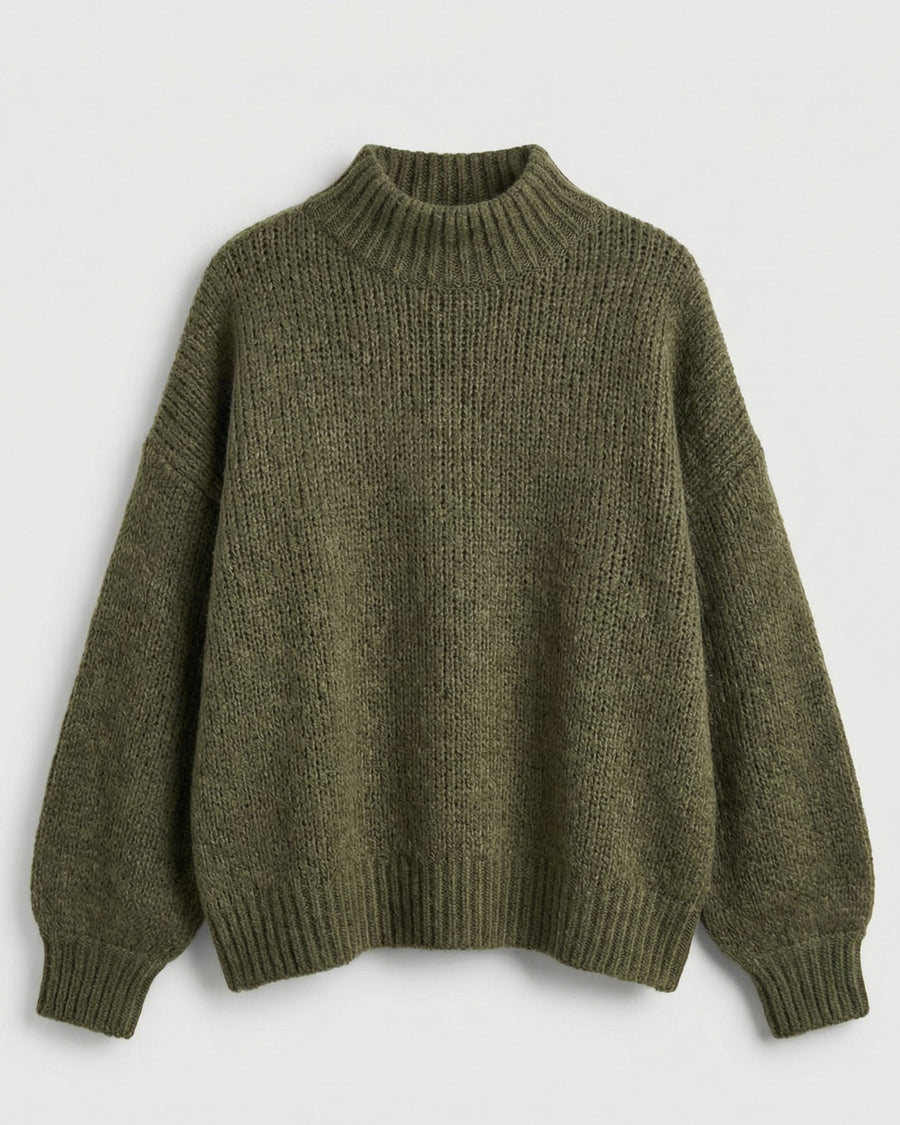 Seren Sweater with Oversized in Green