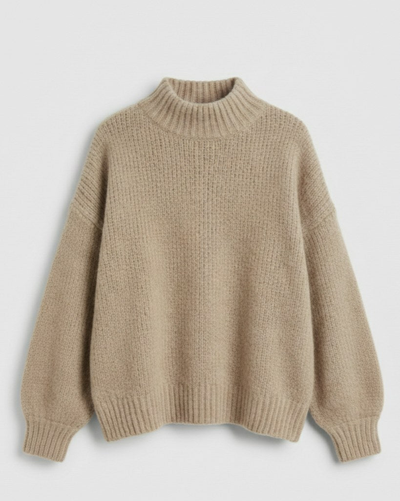Seren Sweater with Oversized in Khaki