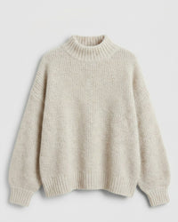 Seren Sweater with Oversized in White