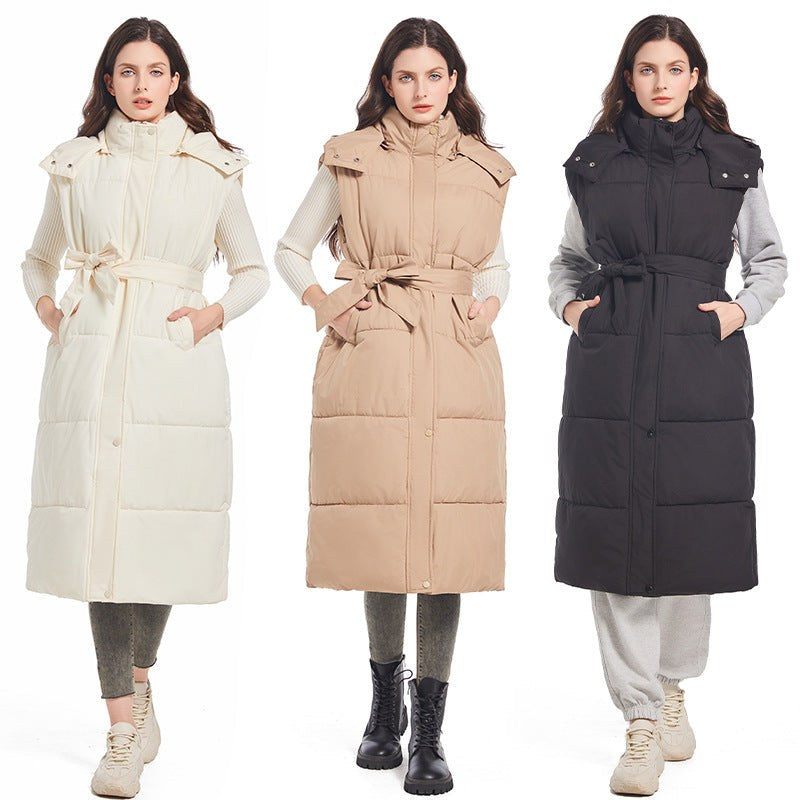 Seren Vest with Belted and Hood