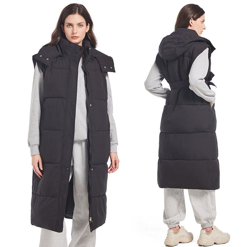 Seren Vest with Belted and Hood