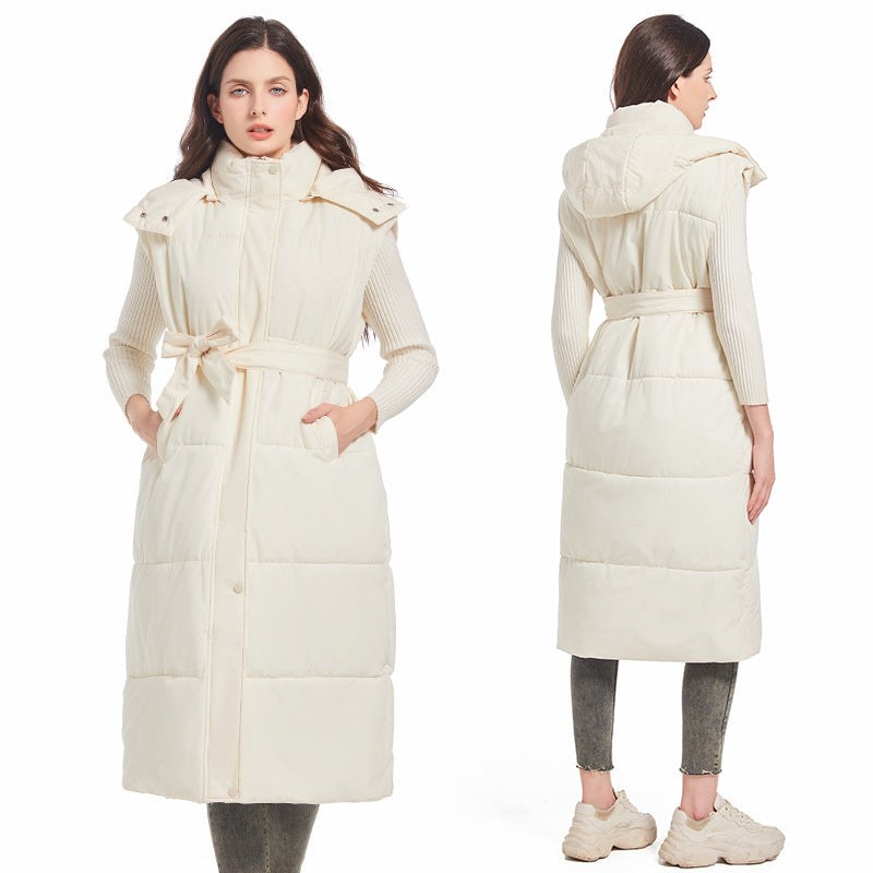 Seren Vest with Belted and Hood