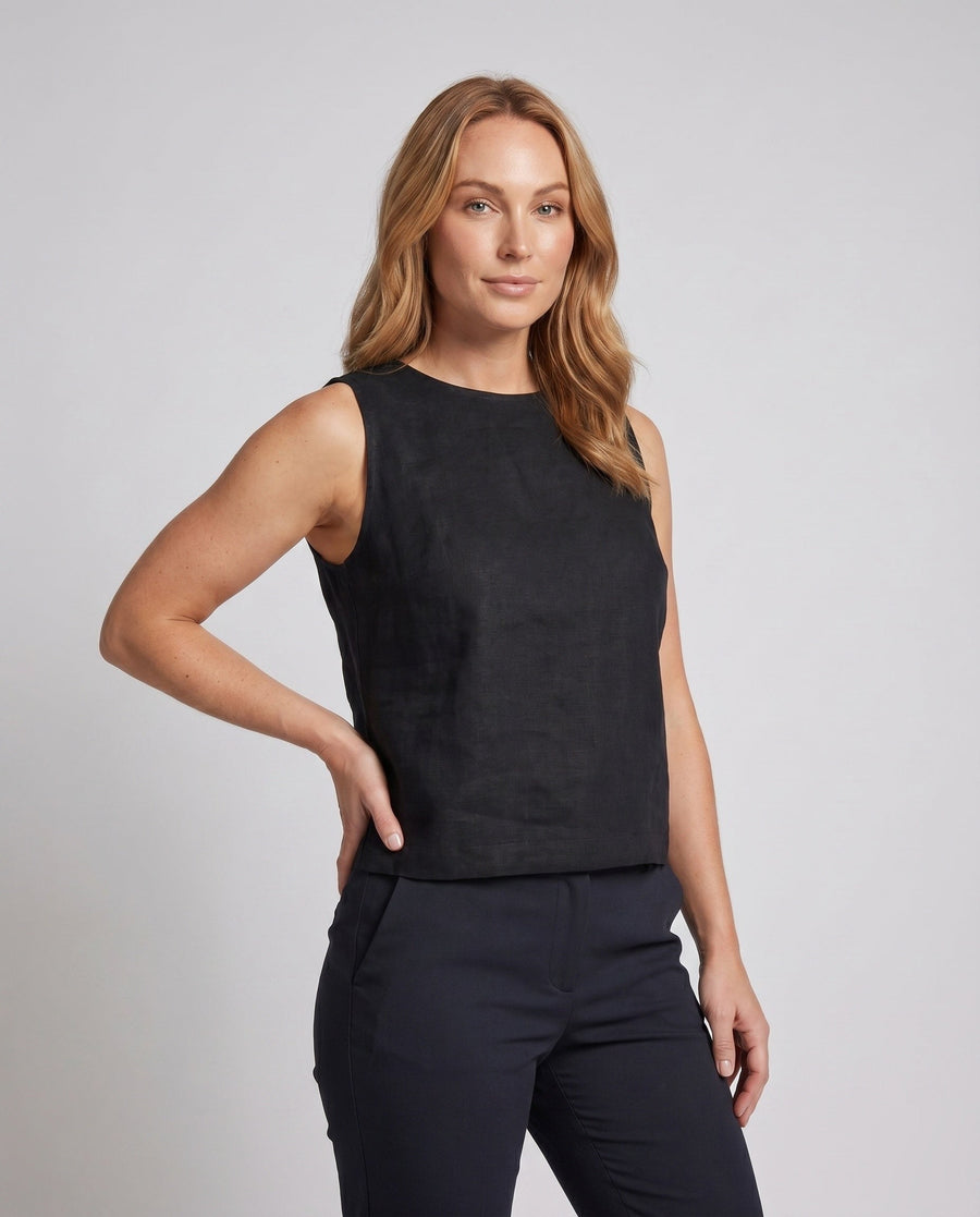 Serena Casual Linen Top