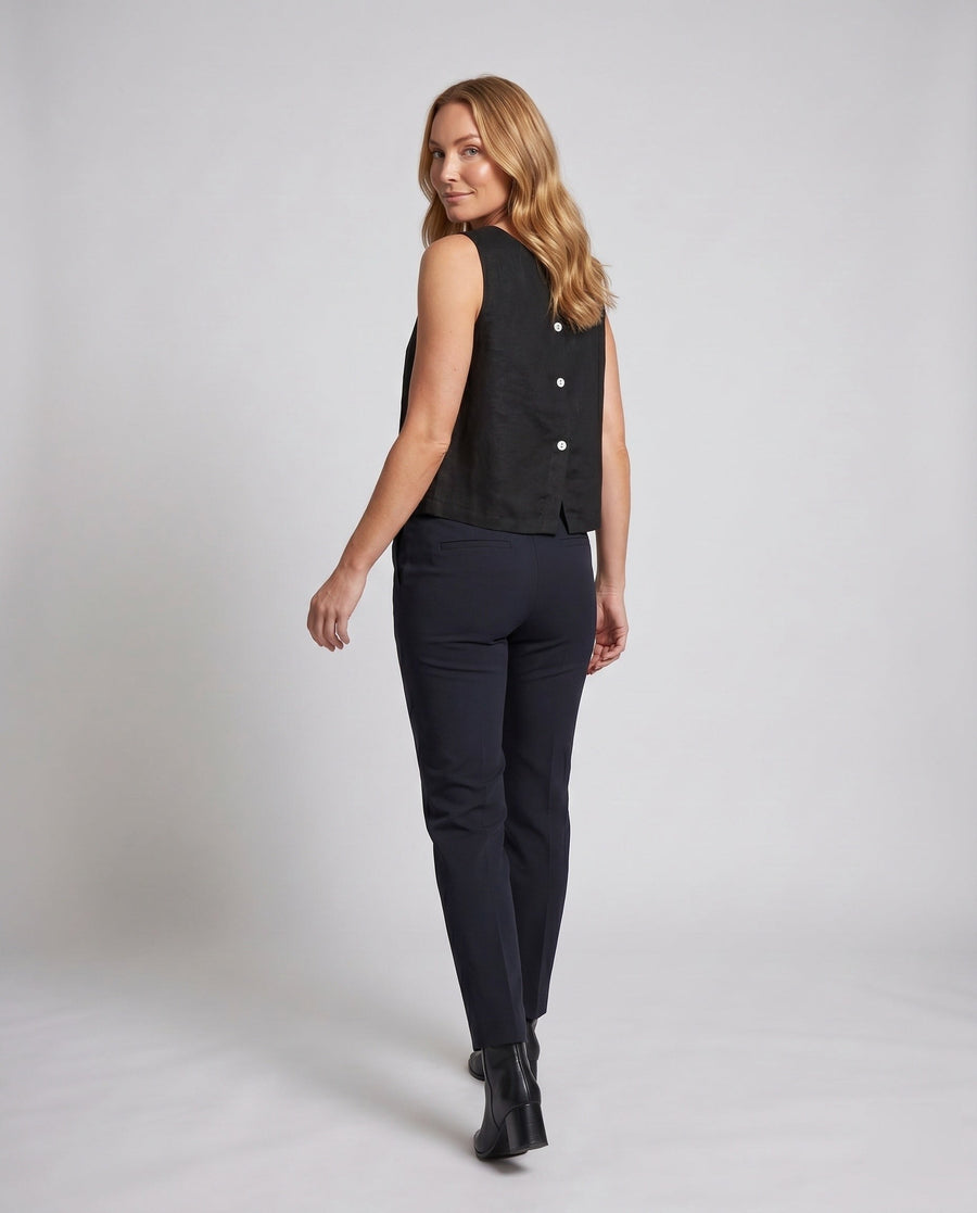 Serena Casual Linen Top