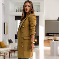 Serena Elegant Trench Coat with Fitted