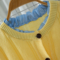 Serena Lightweight Knit Cardigan with Ruffles