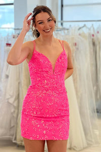 Arabella Sequin Backless Dress