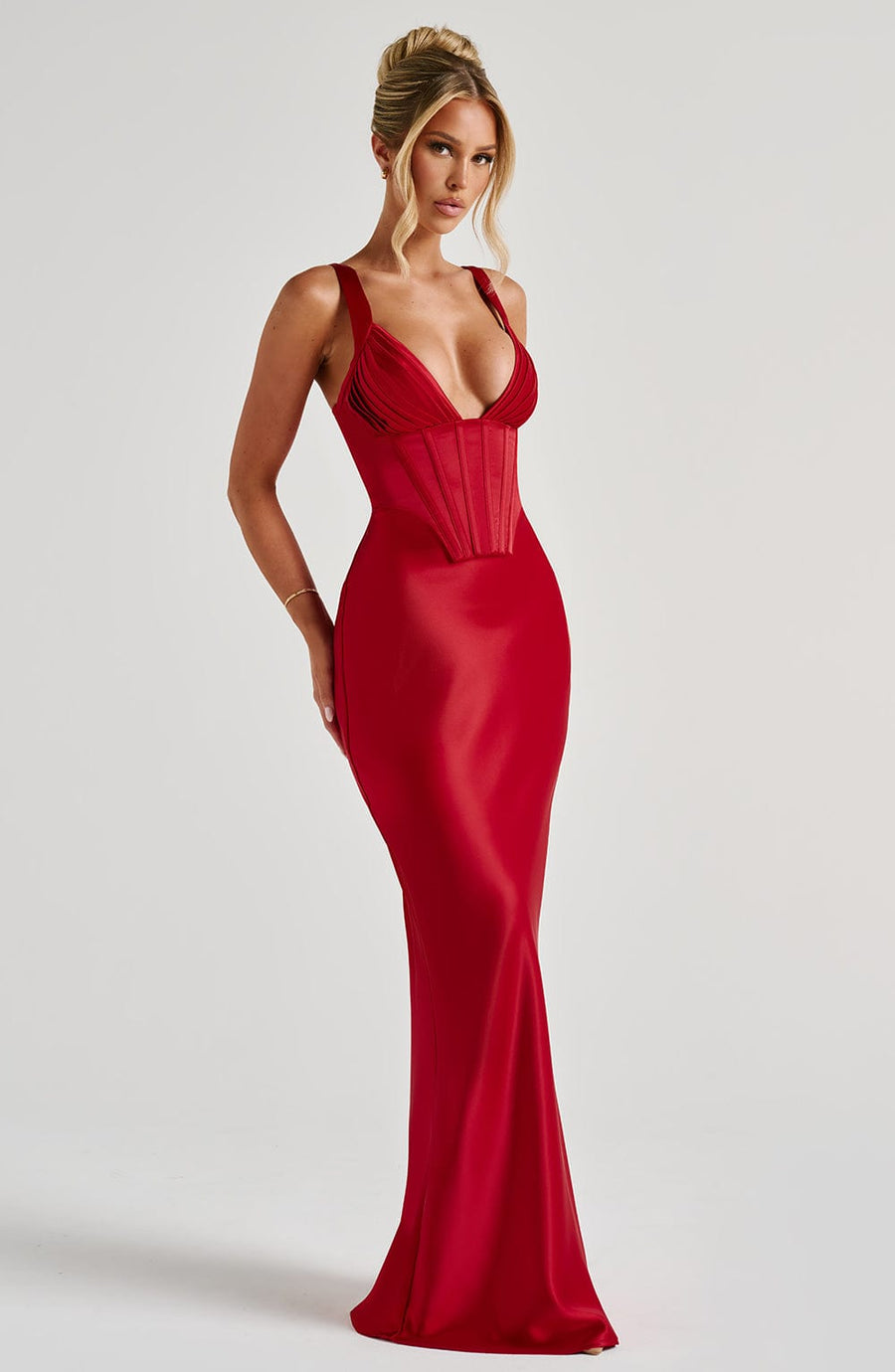 Joan Maxi Dress – Red