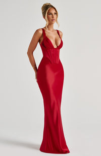 Joan Maxi Dress – Red