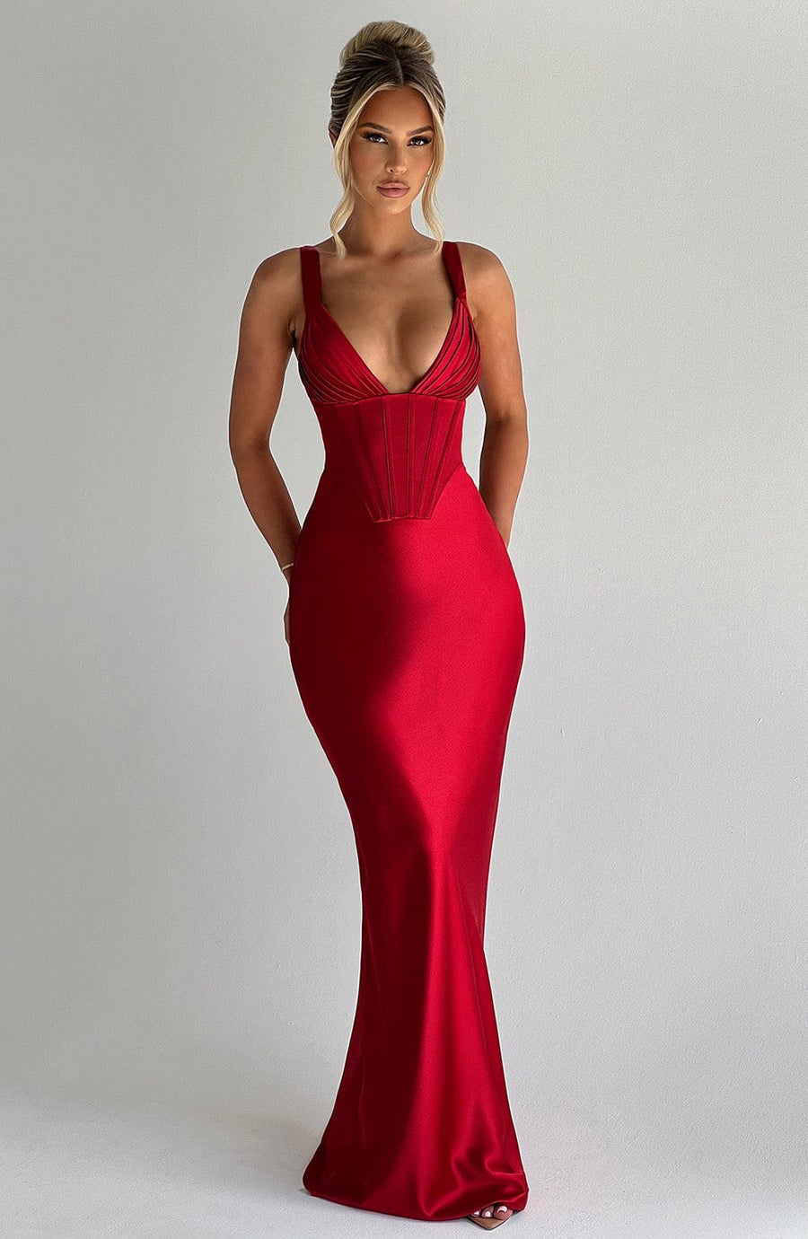 Joan Maxi Dress – Red
