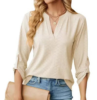 Shanice™ Chic and Comfortable Blouse in White