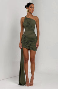 Rowan Mini Dress – Khaki