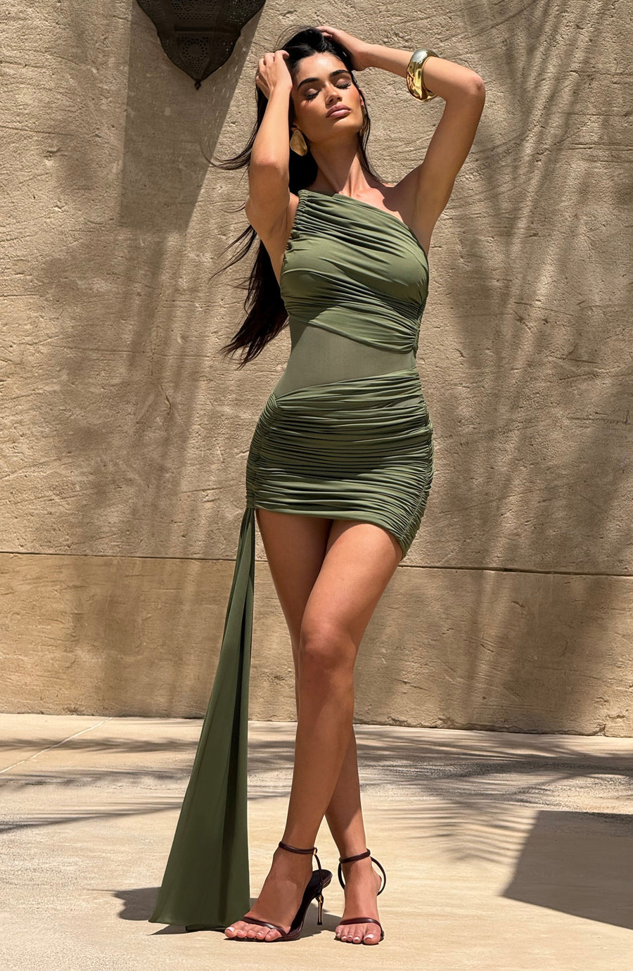 Rowan Mini Dress – Khaki