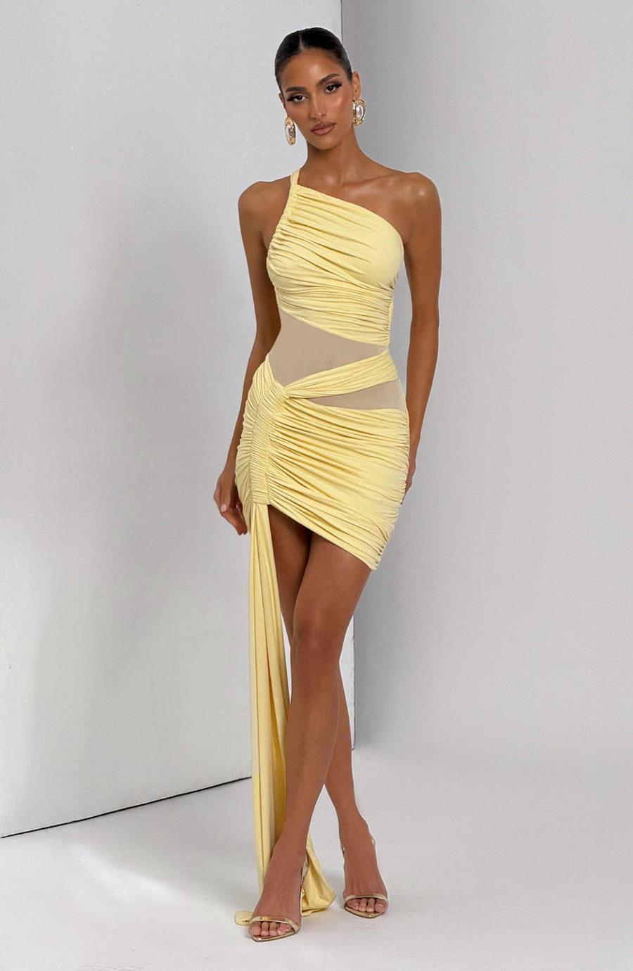 Rowan Mini Dress – Lemon