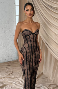 Loretta Maxi Dress – Black