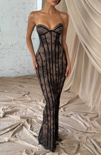 Loretta Maxi Dress – Black