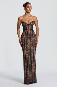 Loretta Maxi Dress – Black