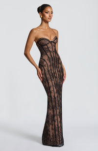 Loretta Maxi Dress – Black