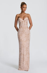 Loretta Maxi Dress – Blush