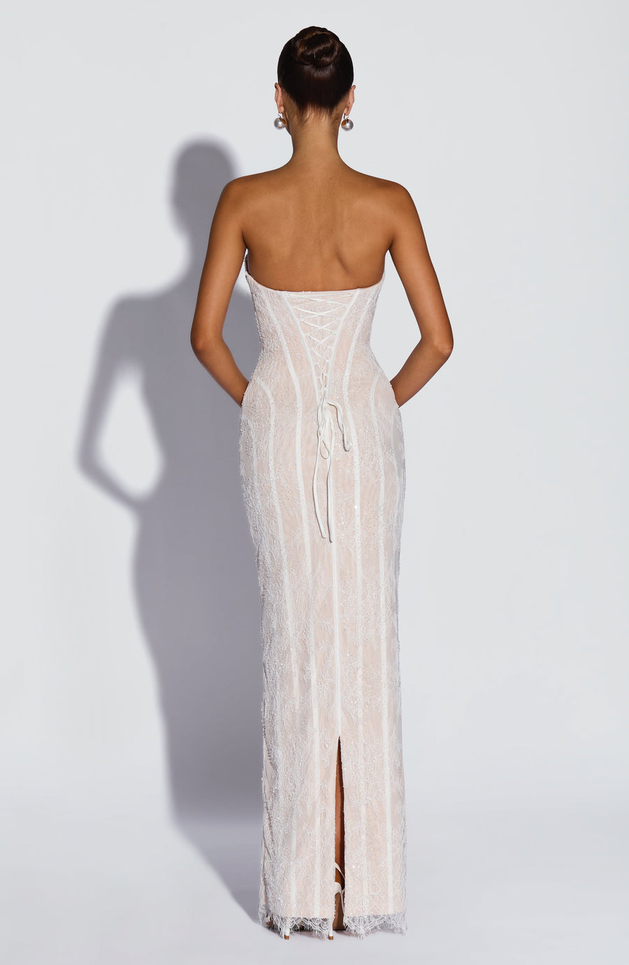 Loretta Maxi Dress – Ivory Embellishment