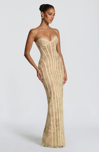 Loretta Maxi Dress – Lemon
