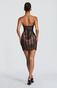 Loretta Mini Dress – Black