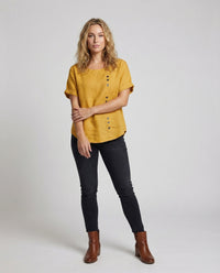Sibylle Blouse with Short Sleeve