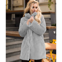 Sibylle Coat in Light Grey