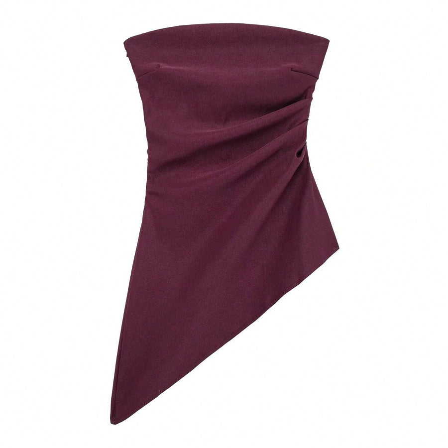 Sibylle Dress in Wine Red