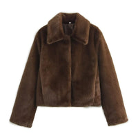 Sibylle Elegant Jacket in Dark Brown