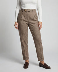 Sibylle Elegant Trousers in Brown