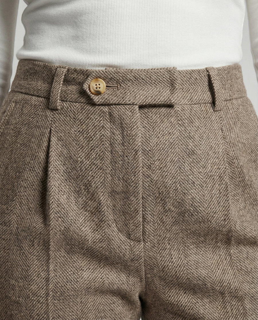 Sibylle Elegant Trousers in Brown
