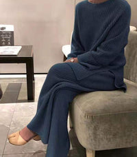 Sibylle Knit Suit in Blue
