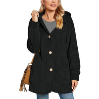 Sibylle Vest with Hood in Black