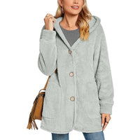 Sibylle Vest with Hood in Light Grey