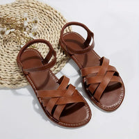 Sicily Orthopedic Spring Sandals in Brown