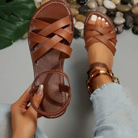 Sicily Orthopedic Spring Sandals in Brown