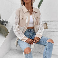 Sidonie Elegant Knit Cardigan in Apricot