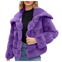 Sidonie Jacket with Hood in Purple