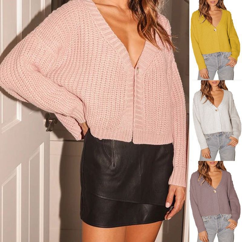 Sidonie Knit Cardigan with V-Neck