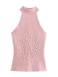 Sidonie Top with Sleeveless in Pink