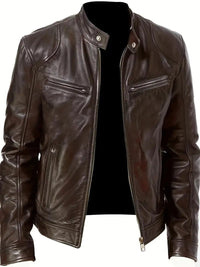 Siem Jacket with Pockets in Dark Brown