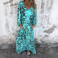 Sienna Casual Maxi Dress with V-Neck