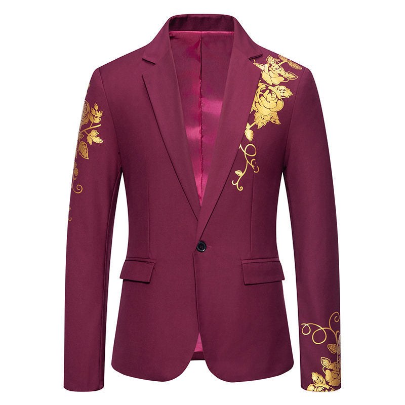 Sienna Elegant Blazer in Wine Red