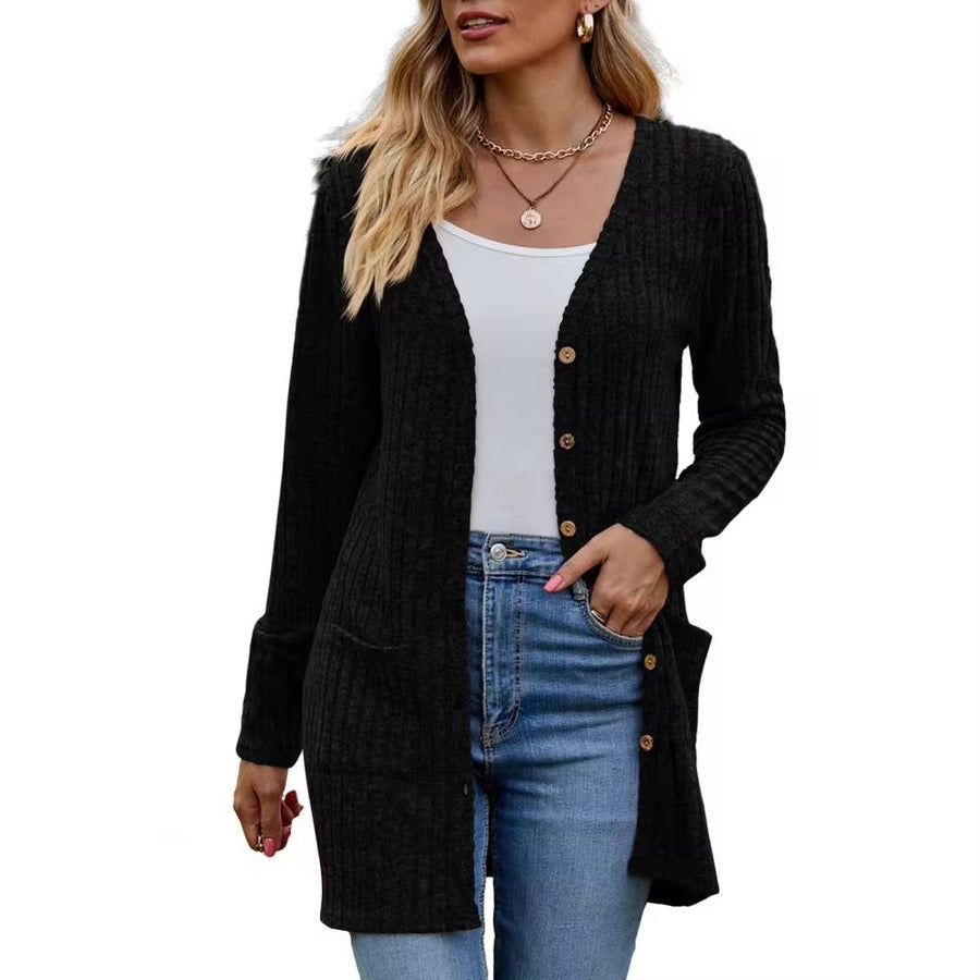 Sienna Knit Cardigan in Black