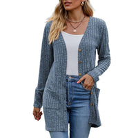 Sienna Knit Cardigan in Blue