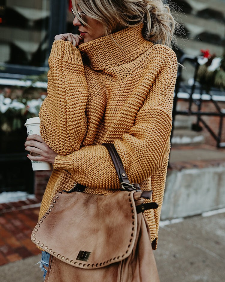Sienna Knit Sweater in Yellow