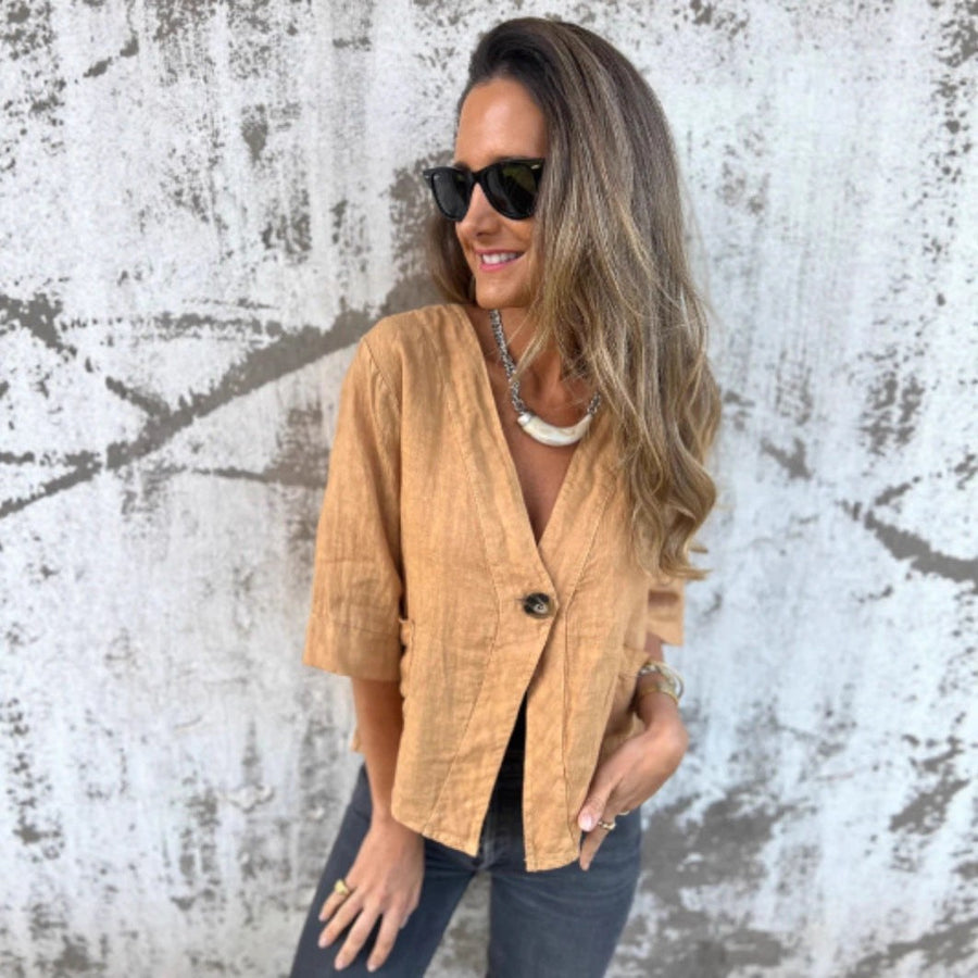 Sienna Lightweight Linen Blazer