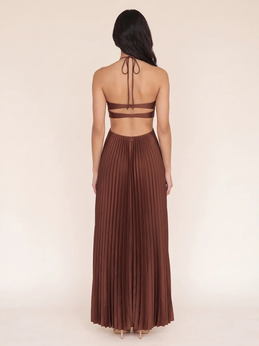 Sienna Cocoa Satin achterkant